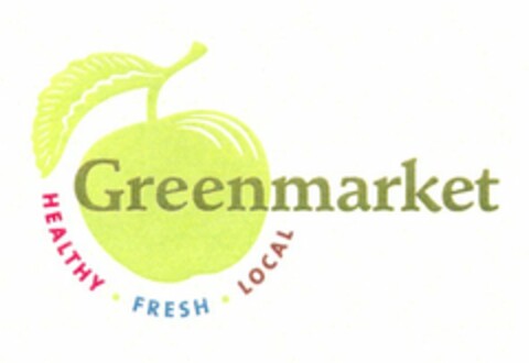 GREENMARKET HEALTHY · FRESH · LOCAL Logo (USPTO, 10.02.2010)