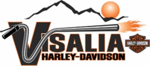 VISALIA HARLEY-DAVIDSON MOTOR CYCLES Logo (USPTO, 13.05.2010)