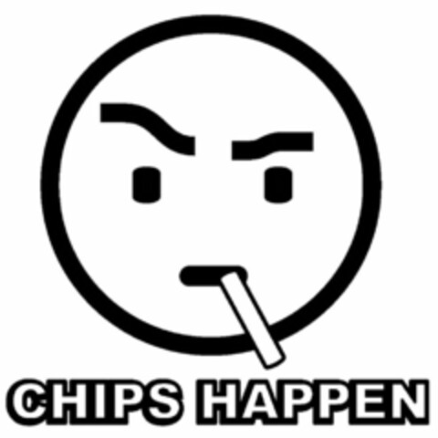 CHIPS HAPPEN Logo (USPTO, 12.06.2010)