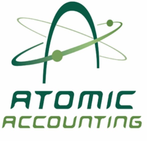 ATOMIC ACCOUNTING Logo (USPTO, 30.03.2011)