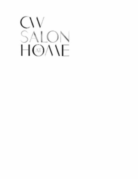 CW SALON AT HOME Logo (USPTO, 04/08/2011)