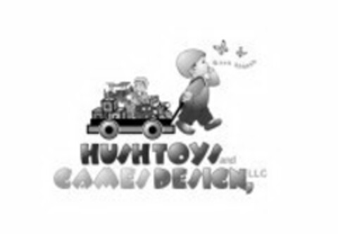 HUSH TOYS AND GAMES DESIGN Logo (USPTO, 06/06/2011)