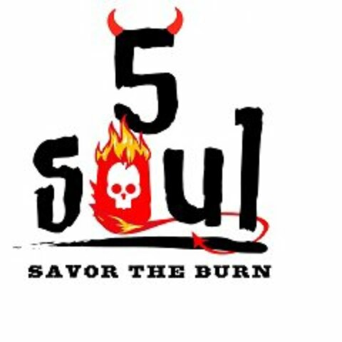 5 SOUL SAVOR THE BURN Logo (USPTO, 01.11.2011)