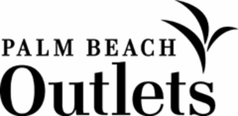 PALM BEACH OUTLETS Logo (USPTO, 07/31/2012)