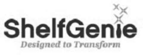 SHELFGENIE DESIGNED TO TRANSFORM Logo (USPTO, 07.08.2012)