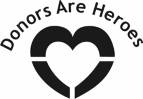 DONORS ARE HEROES Logo (USPTO, 25.03.2013)