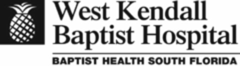 WEST KENDALL BAPTIST HOSPITAL BAPTIST HEALTH SOUTH FLORIDA Logo (USPTO, 09/25/2013)