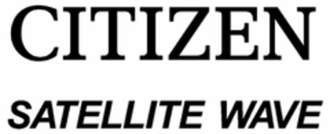 CITIZEN SATELLITE WAVE Logo (USPTO, 12.12.2013)