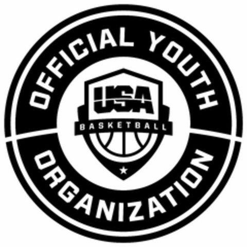 USA BASKETBALL OFFICIAL YOUTH ORGANIZATION Logo (USPTO, 24.10.2014)