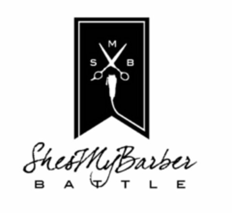 SHE'S MY BARBER SMB Logo (USPTO, 21.07.2015)