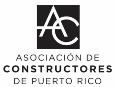 AC ASOCIACION DE CONSTRUCTORES DE PUERTO RICO Logo (USPTO, 11/18/2015)