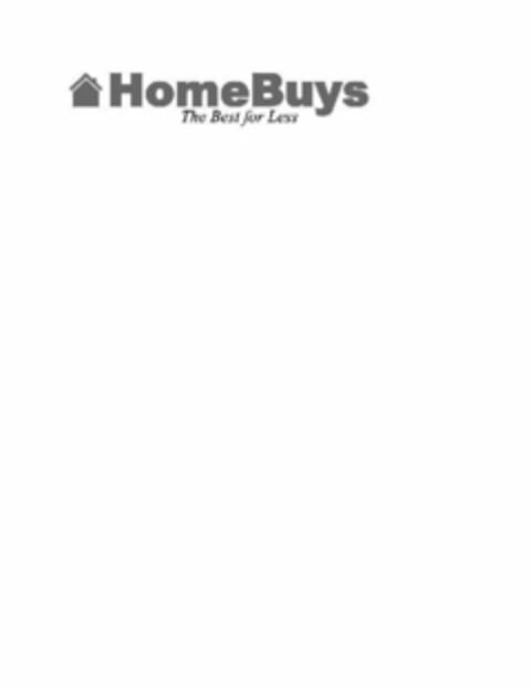 HOMEBUYS THE BEST FOR LESS Logo (USPTO, 03/07/2016)