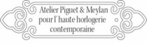 ATELIER PIGUET & MEYLAN POUR L' HAUTE HORLOGERIE CONTEMPORAINE Logo (USPTO, 09.03.2016)