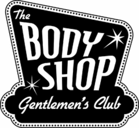 THE BODY SHOP GENTLEMEN'S CLUB Logo (USPTO, 12.07.2016)