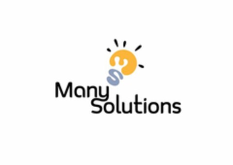 MANY SOLUTIONS Logo (USPTO, 03.01.2017)