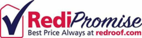 REDIPROMISE BEST PRICE ALWAYS AT REDROOF.COM Logo (USPTO, 20.02.2017)