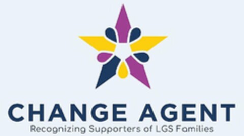CHANGE AGENT RECOGNIZING SUPPORTERS OF LGS FAMILIES Logo (USPTO, 03.10.2017)