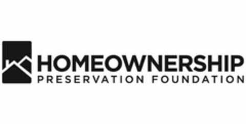 HOMEOWNERSHIP PRESERVATION FOUNDATION Logo (USPTO, 12/28/2017)