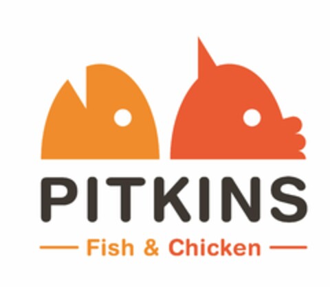 PITKINS FISH & CHICKEN Logo (USPTO, 22.04.2018)