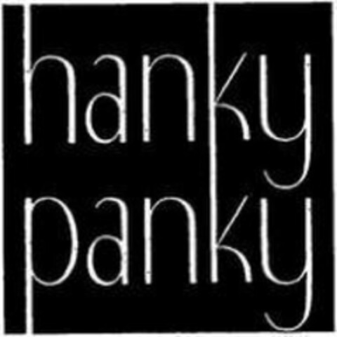 HANKY PANKY Logo (USPTO, 21.08.2018)