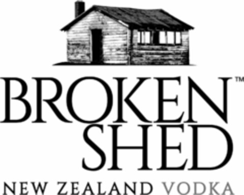 BROKEN SHED NEW ZEALAND VODKA Logo (USPTO, 27.08.2018)