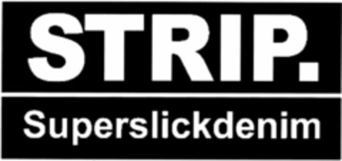 STRIP. SUPERSLICKDENIM Logo (USPTO, 02/17/2009)