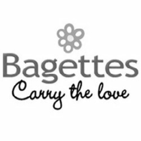 BAGETTES CARRY THE LOVE Logo (USPTO, 04/22/2009)