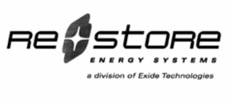 RESTORE ENERGY SYSTEMS A DIVISION OF EXIDE TECHNOLOGIES Logo (USPTO, 11/04/2009)