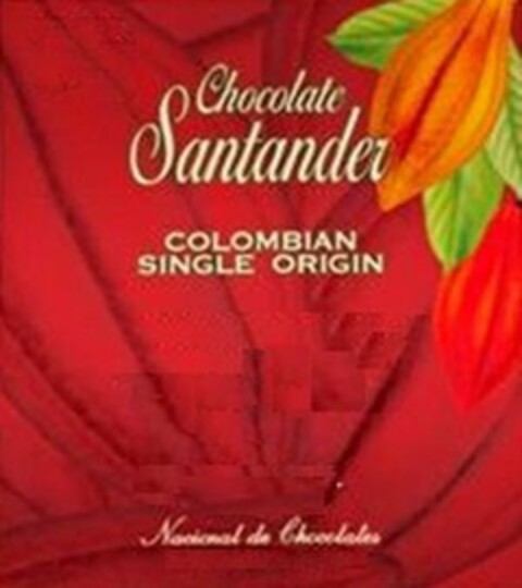 CHOCOLATE SANTANDER COLOMBIAN SINGLE ORIGIN NACIONAL DE CHOCOLATES Logo (USPTO, 25.11.2009)