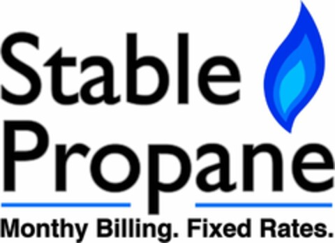 STABLE PROPANE MONTHLY BILLING. FIXED RATES. Logo (USPTO, 22.01.2010)