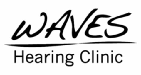 WAVES HEARING CLINIC Logo (USPTO, 04.11.2010)