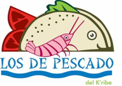 LOS DE PESCADO DEL K'RIBE Logo (USPTO, 07.12.2010)