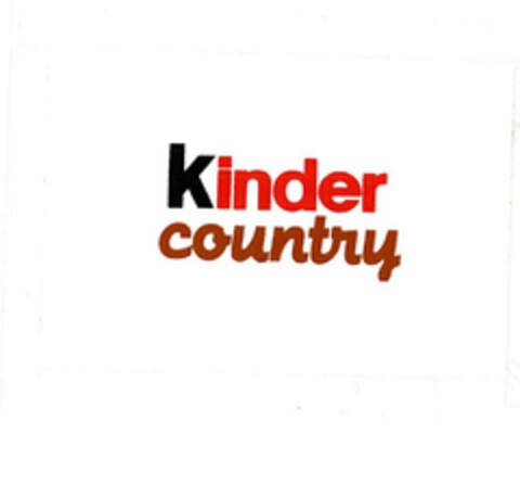 KINDER COUNTRY Logo (USPTO, 04.01.2011)