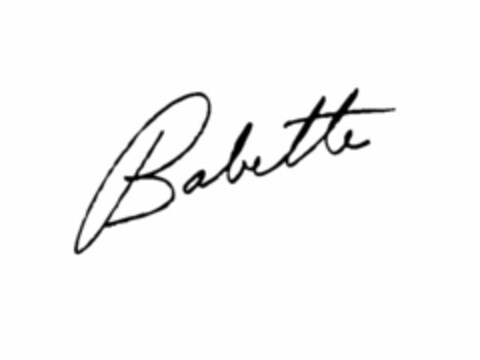 BABETTE Logo (USPTO, 21.06.2011)