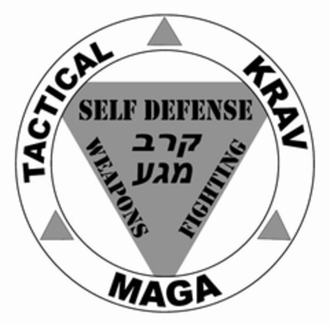 TACTICAL KRAV MAGA SELF DEFENSE WEAPONS FIGHTING Logo (USPTO, 10/05/2011)