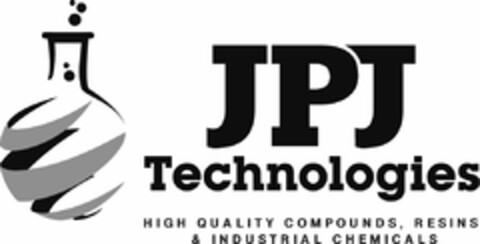 JPJ TECHNOLOGIES HIGH QUALITY COMPOUNDS, RESINS & INDUSTRIAL CHEMICALS Logo (USPTO, 11/01/2011)