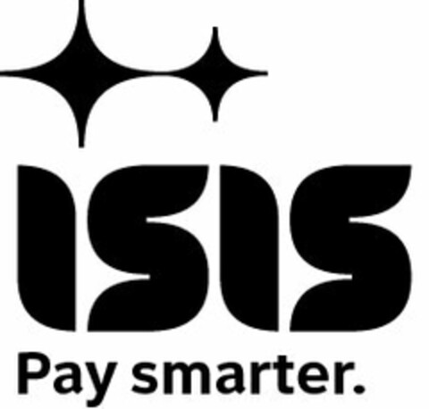 ISIS PAY SMARTER. Logo (USPTO, 11/17/2011)