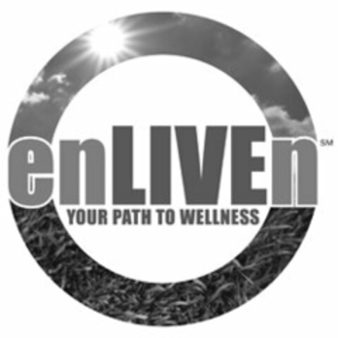 ENLIVEN YOUR PATH TO WELLNESS Logo (USPTO, 07.03.2012)