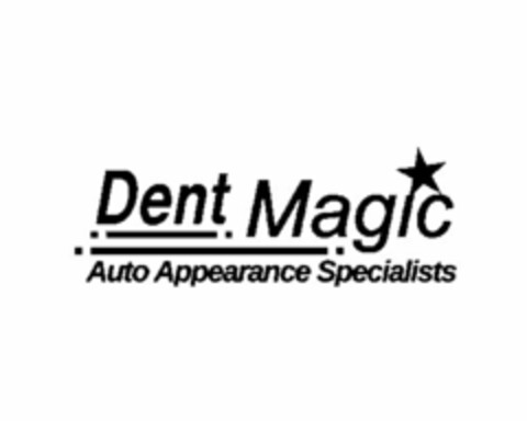 DENT MAGIC AUTO APPEARANCE SPECIALISTS Logo (USPTO, 04/03/2012)