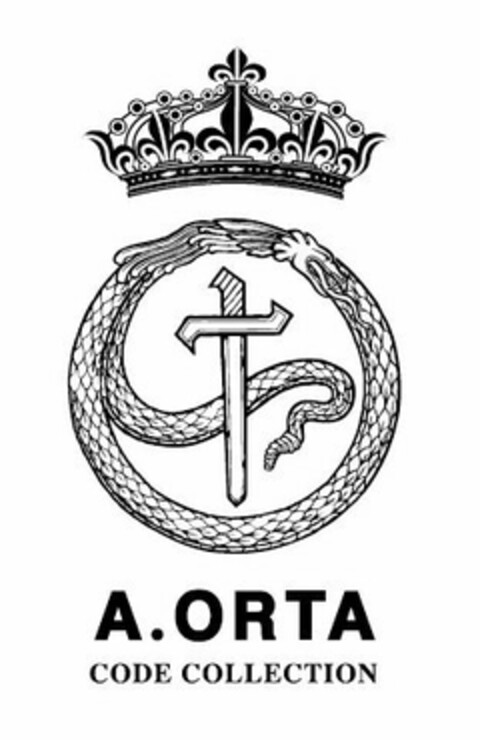 A.ORTA CODE COLLECTION Logo (USPTO, 14.05.2012)