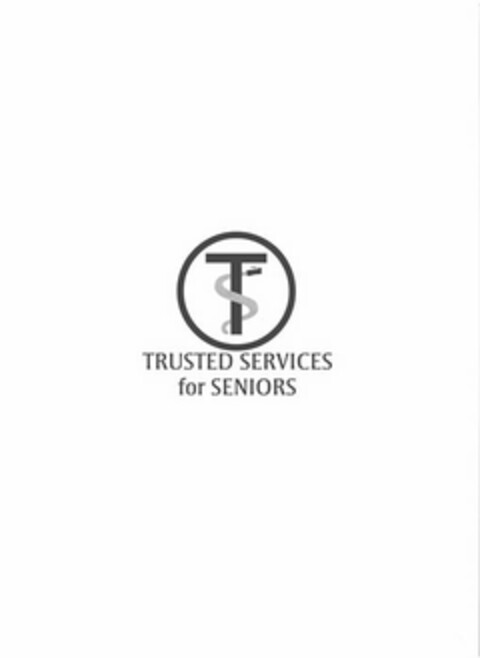 T TRUSTED SERVICES FOR SENIORS Logo (USPTO, 18.07.2012)