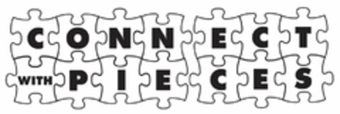 CONNECT WITH PIECES Logo (USPTO, 08.08.2012)