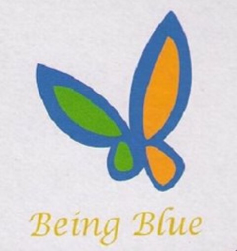 BEING BLUE Logo (USPTO, 20.08.2012)