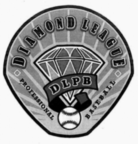 DLPB DIAMOND LEAGUE PROFESSIONAL BASEBALL Logo (USPTO, 06/17/2013)