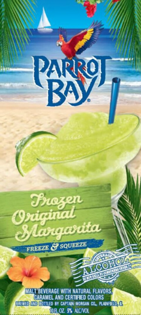 PARROT BAY FROZEN ORIGINAL MARGARITA Logo (USPTO, 19.08.2013)