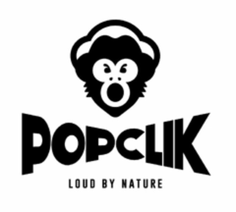 POPCLIK LOUD BY NATURE Logo (USPTO, 11.03.2014)