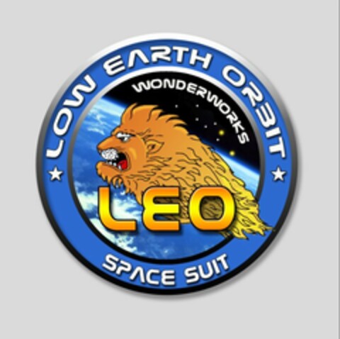 LOW EARTH ORBIT SPACE SUIT WONDERWORKS LEO Logo (USPTO, 21.06.2014)