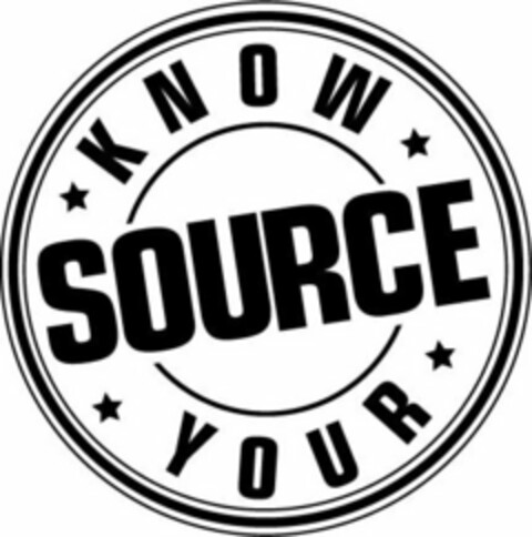 KNOW YOUR SOURCE Logo (USPTO, 09/14/2014)