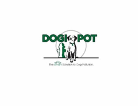 DOGIPOT THE SMART SOLUTION TO DOG POLLUTION. Logo (USPTO, 21.11.2014)