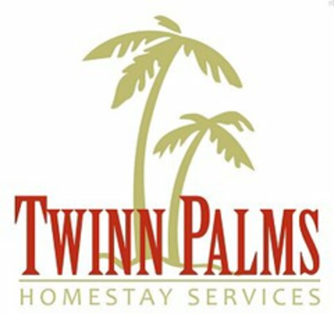 TWINN PALMS HOMESTAY SERVICES Logo (USPTO, 30.12.2014)